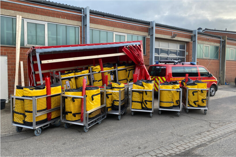 Mobiles Hochwasserschutzsystem