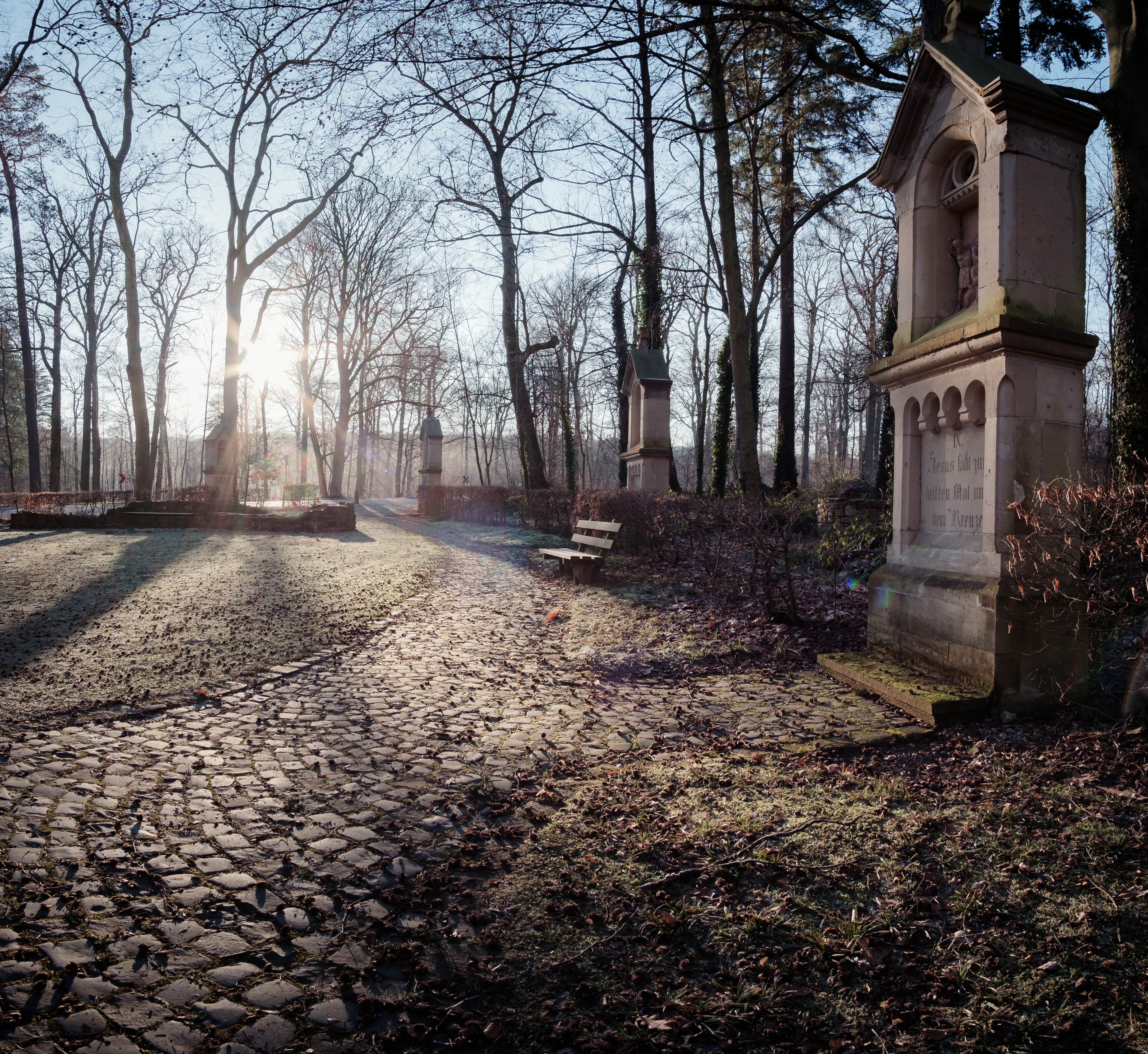 Gräber auf einem Friedhof