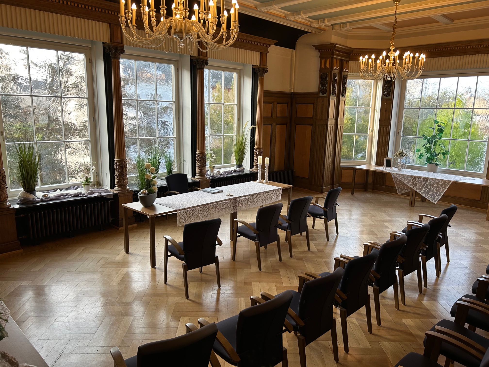 Großer Sitzungssaal im Rathaus der Stadt Rheinbach